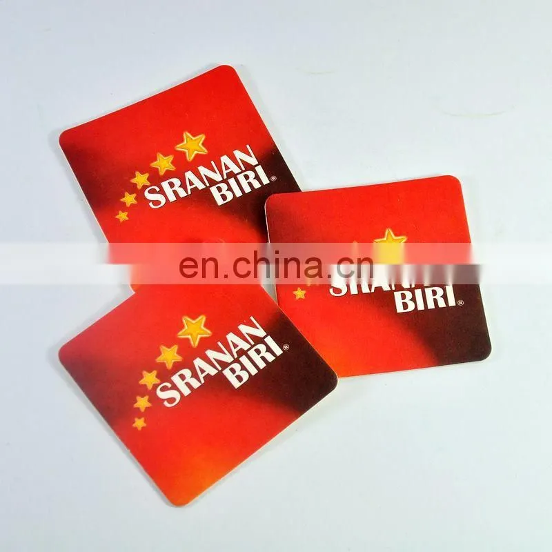 Factory price good quanlity beautiful absorbent paper coaster