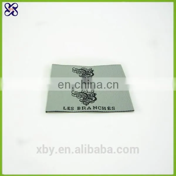 Logo woven label low minimum/clothing care labels