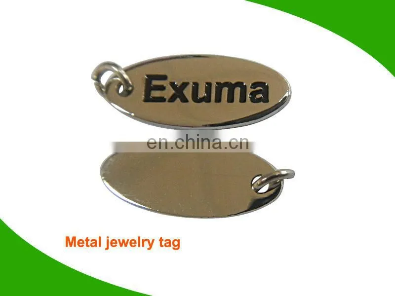 manufacture high quality metal tag for bag
