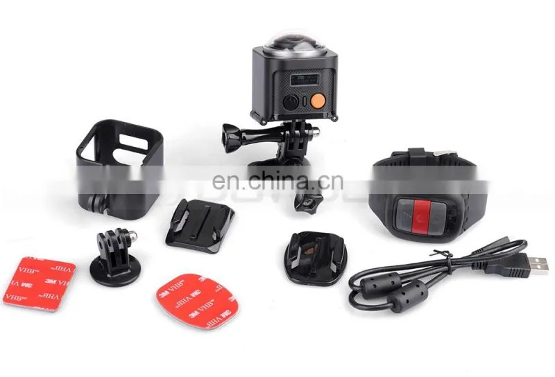 High Definition 12.4MP 360 Degree Panoramic Camera Outdoor Sports DV WIFI Mini Wireless Webcam