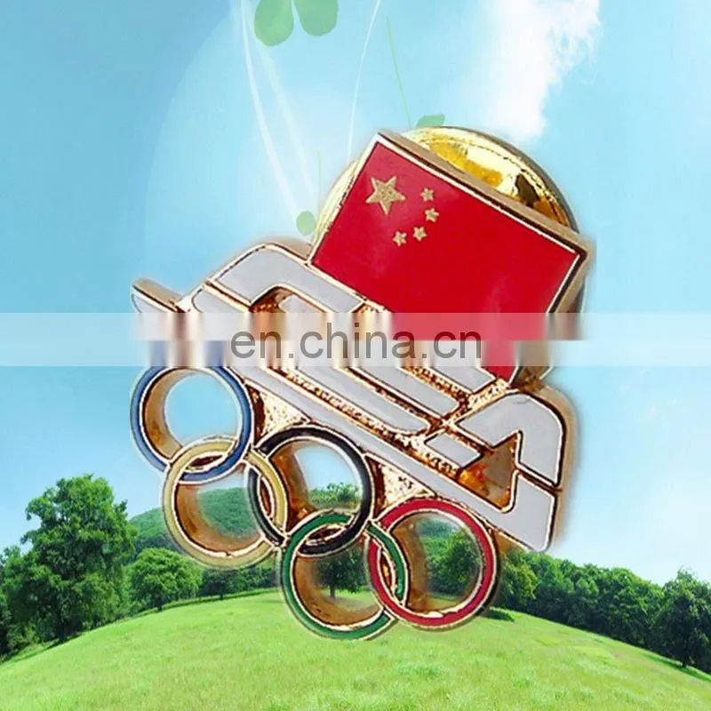 Exquisite souvenir badges colourful copper plating oil dripping badge