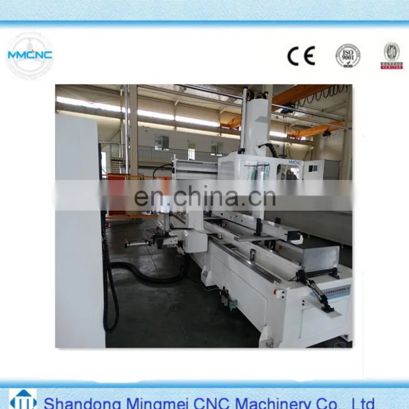 4th axis cnc router/4-axis Aluminum profile processing Center with Disc tool magazine