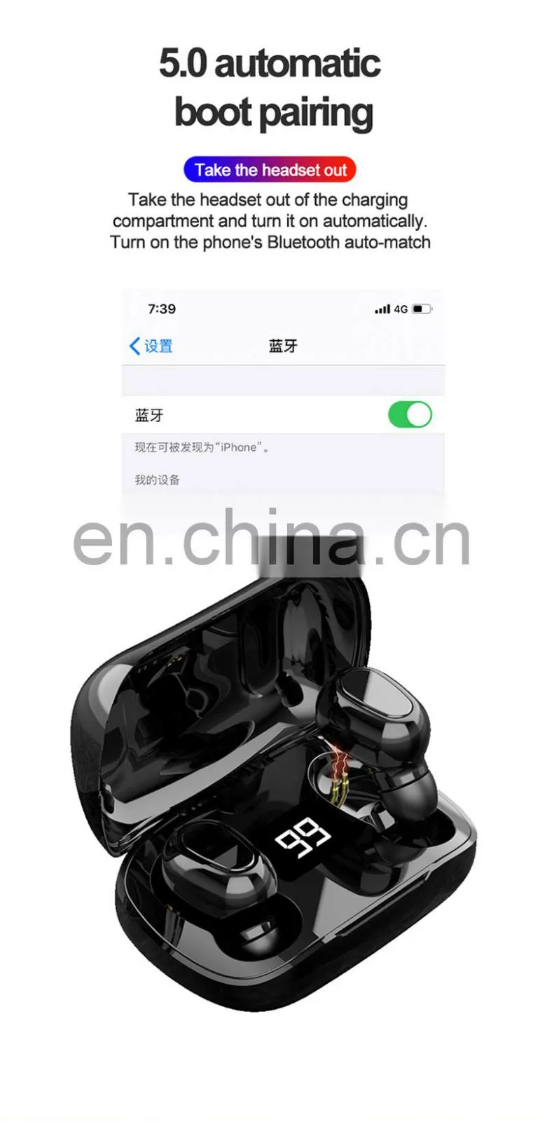feixin 10 Years ODM & OEM Manufactory Mobile Phone Accessories blututh earphone mini headphone ear buds wireless earbuds