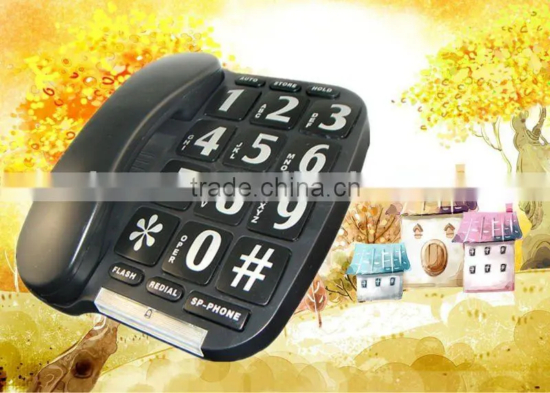 Handsfree big button telephone for old people