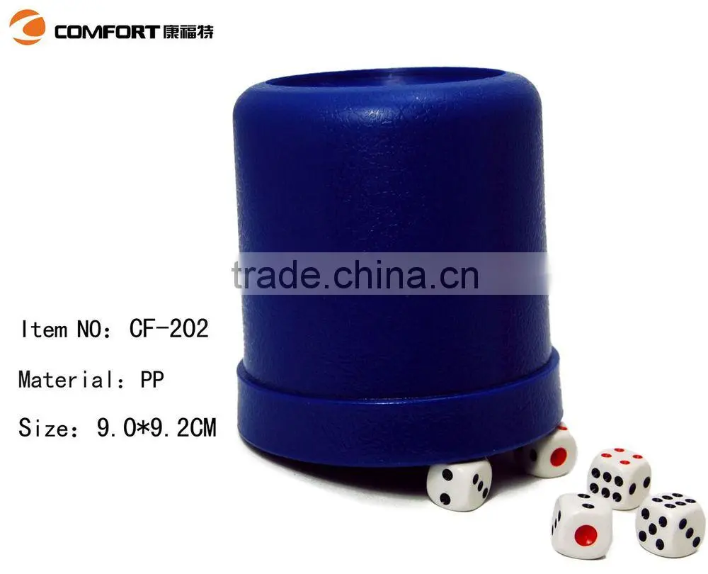 mini plastic dice cup leather dice cup