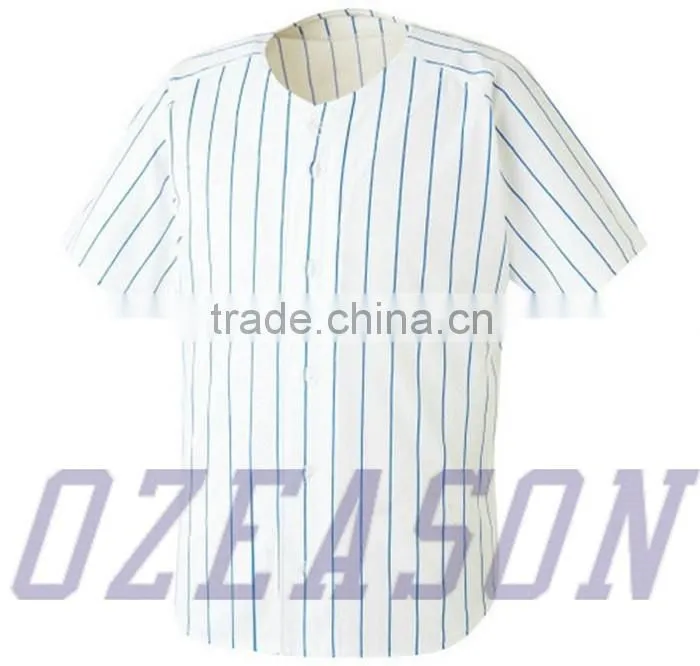 Wholesale Pinstripe Baseball Jersey,Striped Baseball Uniform Design