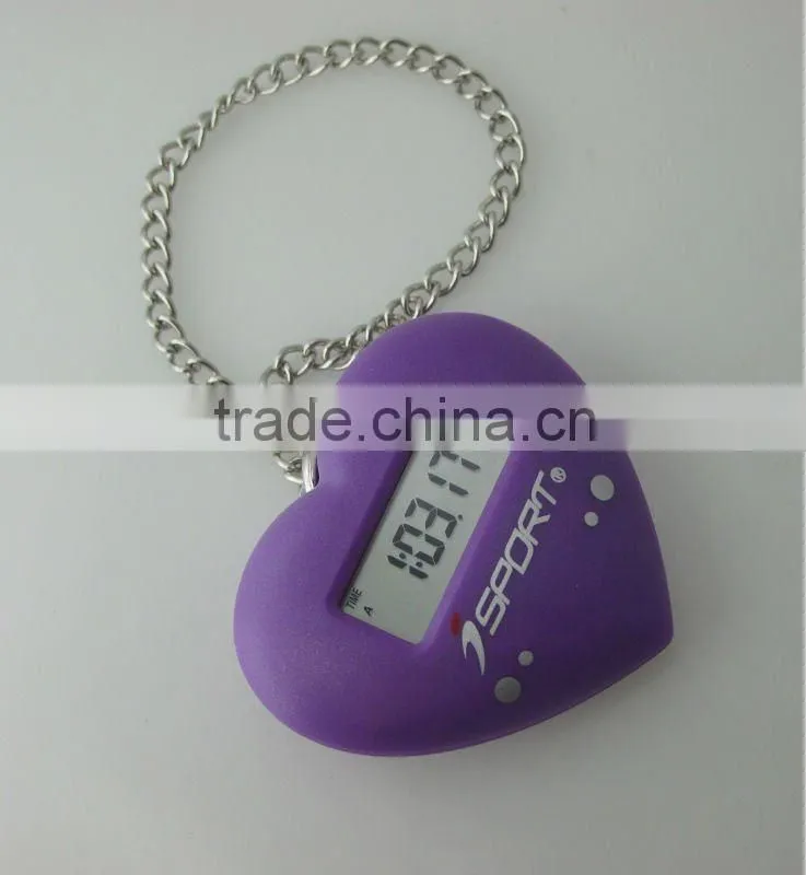 Heart Shaped Pedometer Step Counter and Calorie Meter
