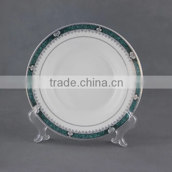 wholesale bone china dinner plates, fine new bone china plate, ceramic soup plate