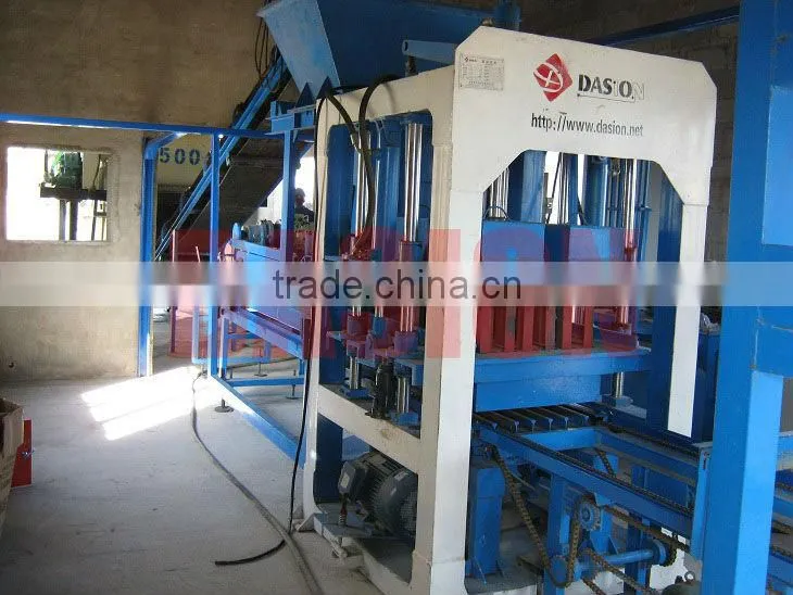 hollow block making machine DS6-15 brick paving machines equipment for plastic pallet