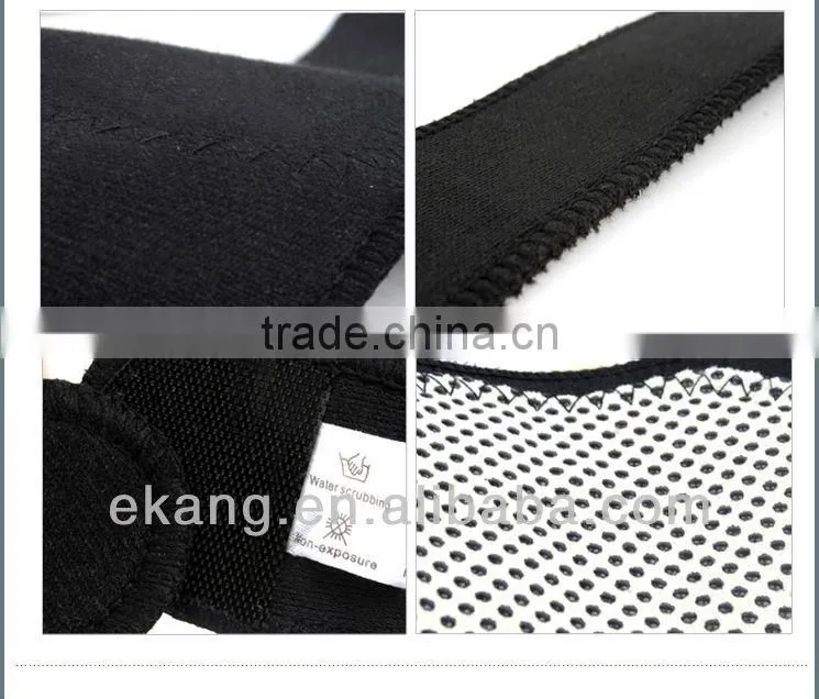 Self-heating massage neck belt