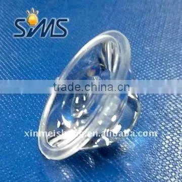 Clear glossy cancave led lens for luxeon ssc edison led 22.5~25mm