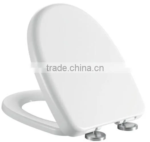 HL-826 MEIYE UF 410*350*53mm Round Soft-closing Toilet Seat Cover Ramp Down Toilet Lid