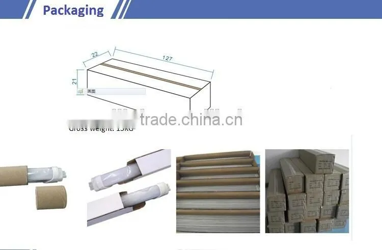 2015 alibaba best-selling high quality cheap price g13 base epistar smd uv 18w led tube t8 light