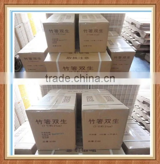 Natural paper coverd bamboo tensoge disposable chopsticks