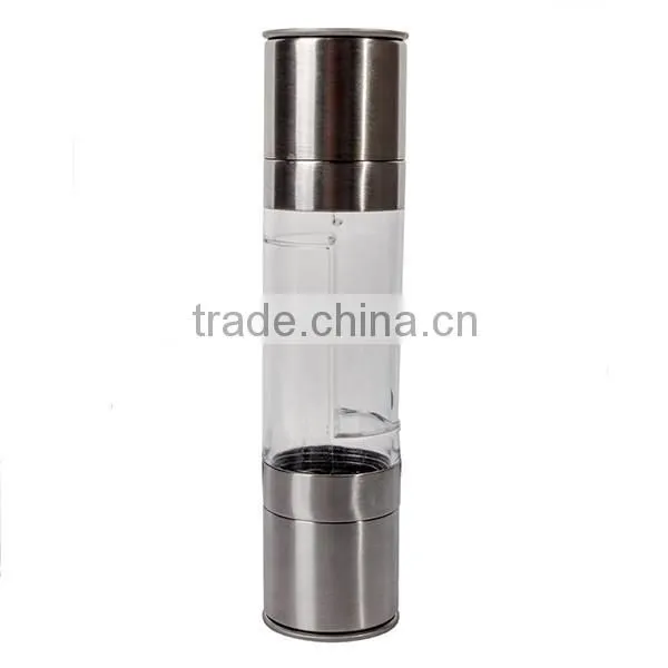 Top quality Salt and Pepper Grinder Set 2 in 1 Dual Action Salt and Pepper Shakers