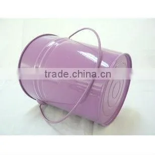 4" tin bucket galvanized metal bucket for decoration