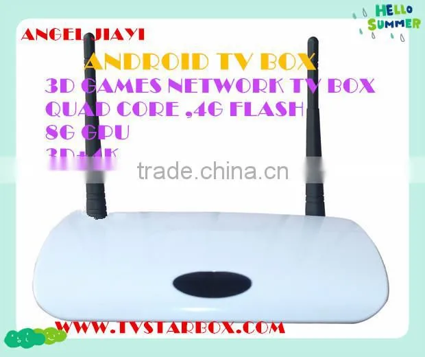 android tv box in set top box quad core 8g gpu alliwinner a20 3D 4K android smart tv box