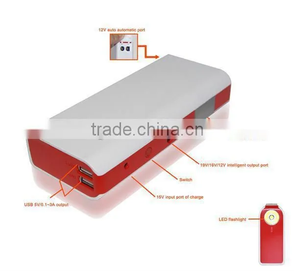 High Quality 12V Car Emergency Battery Tool, Power Bank Fast Charge Multi-Function Car Jump Starter