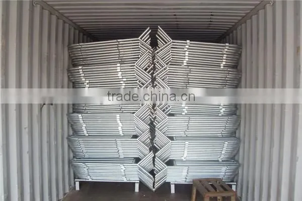 Hot dip galvanised 1100X2100mm crowd control barrier