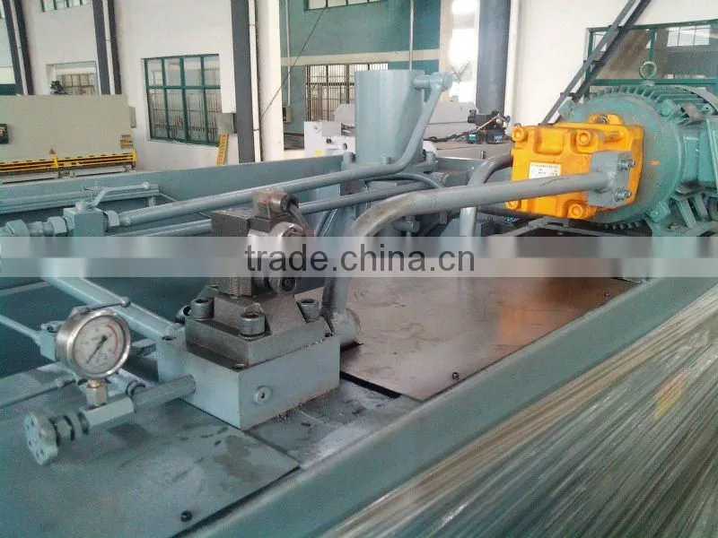 QC11K-10x2500 CNC guillotine shearing machine, CNC Steel Plate Cutting Machine