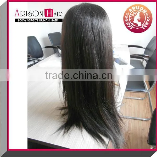Top quality blonde brazilian hair color 27 lace front wig for black women