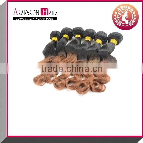 Malaysian Human Virgin Hair Ombre Hair