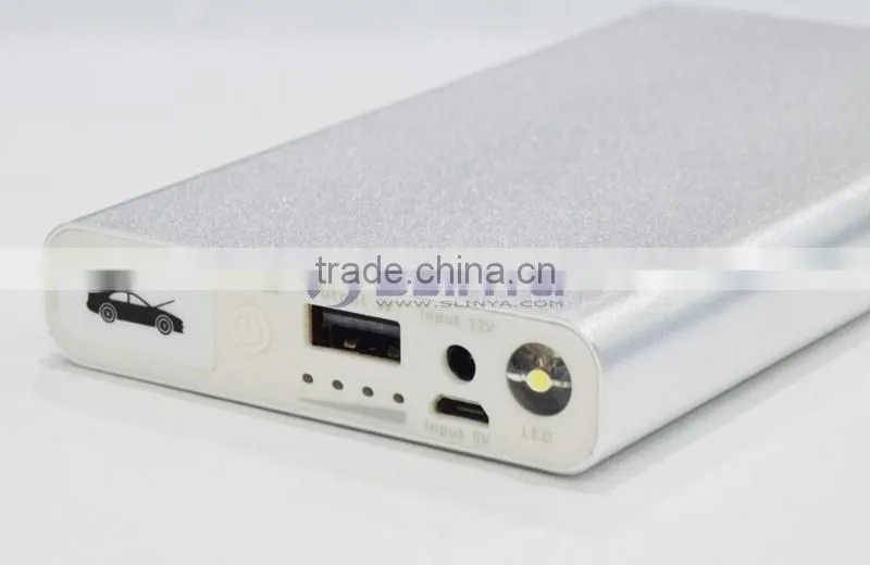 18mm Thick 8000mAh 200A/400A Golden Pocket Size Slim Car Jump Starter