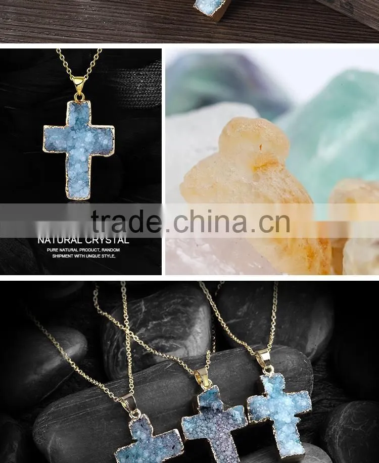 Popular personalized cross design necklace wholesale jewelry