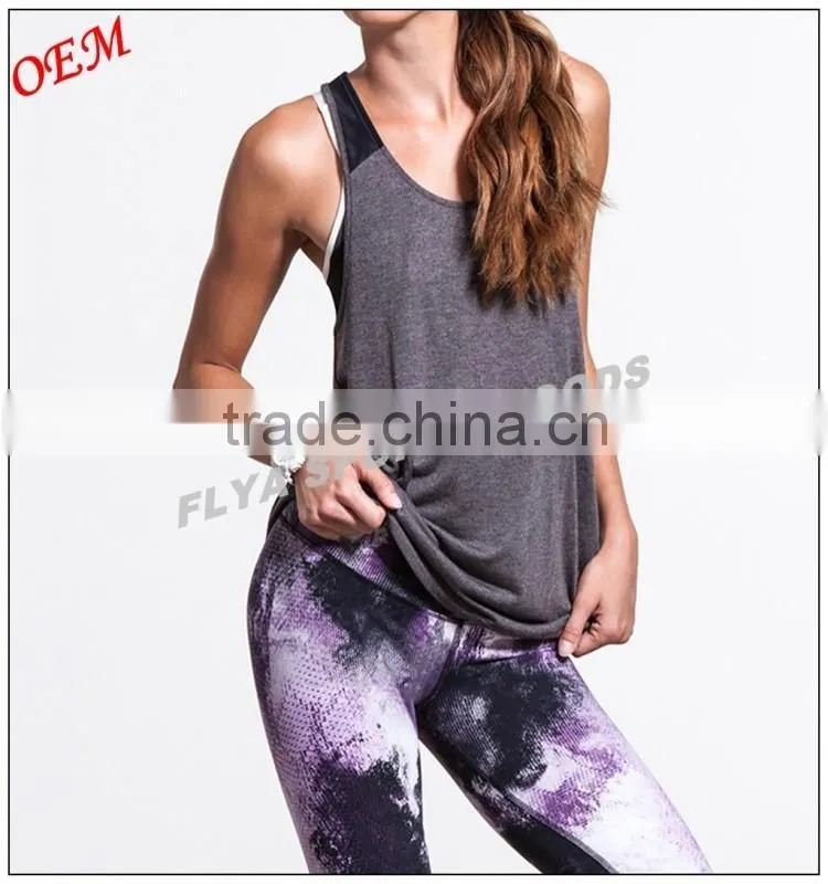 Wholesale Fitness Clothing Women Sexy Gym Singlets sport tank top