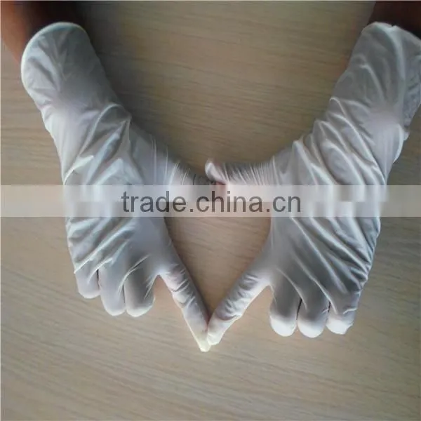 latex disposable examination gloves