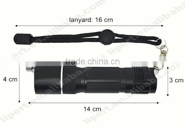 (1500043) New Design Aluminum 240LM Power Rechargeable LED Infrared Flashlight