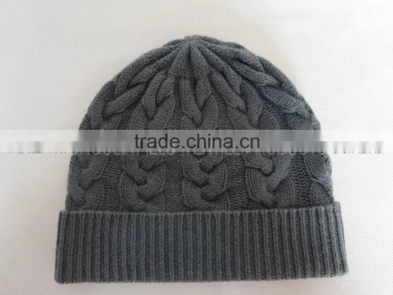 Long Merino Wool Beanie Mens Long Hat Beanie