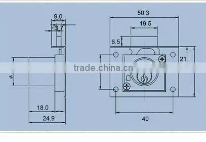 Locks for Drawer Wardrobe Cabinet