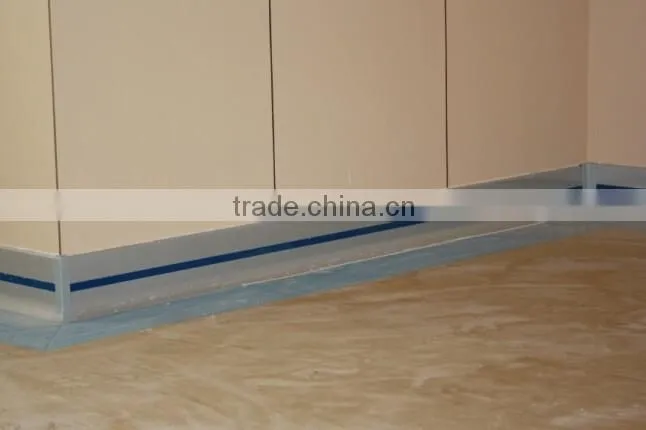 anodized aluminium baseboard/silver brushed aluminium skirting board