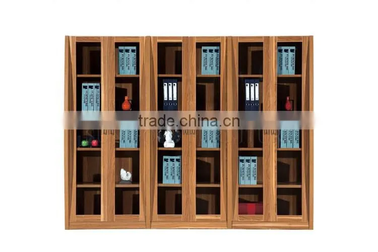 Modern office file cabinet design office bookcase wooden bookshelves (SZ-FCB349)