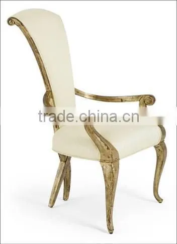 Luxury European style royal solid wood chair alibaba china for living room furniture set