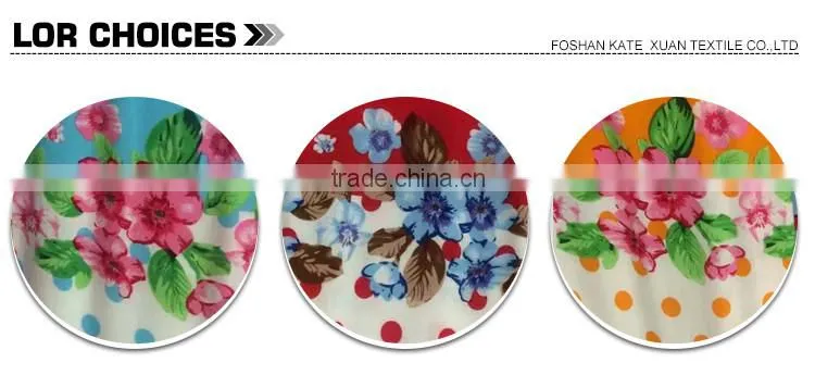 No stretch not fade design 100% rayon fabric wholesale