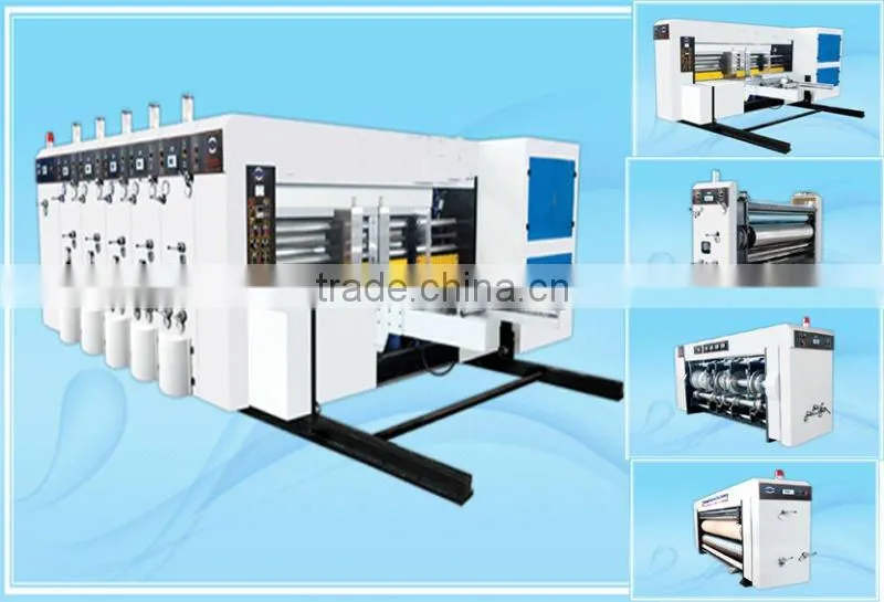 automatic high speed printing slotting machine, carton making machine