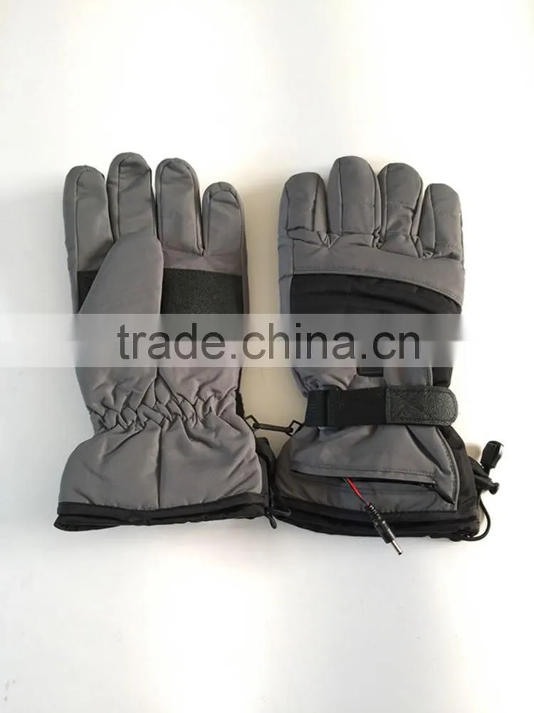7.4V rechargeable electric heated ski gloves keep warm ski gloves