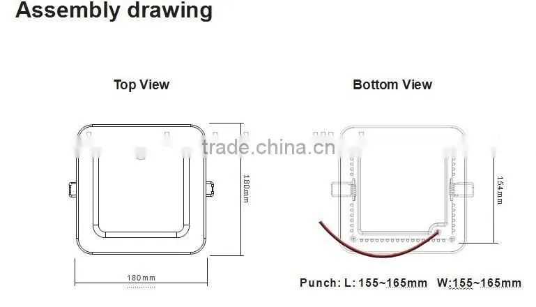 Hongzhun good price product square panel light 15w led panel light with 50000hrs lifetime