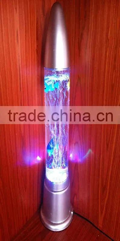 red bubble lamp