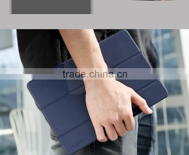 Original ROCK Veena Series PU Leather Case for iPad Pro 9.7 inch Wake/Sleep Smart Flip Case MT-5552