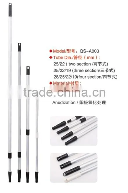 aluminum telescopic pole/extension pole/paint roller exte construction tools accessories /householding cleaning equipemnt parts