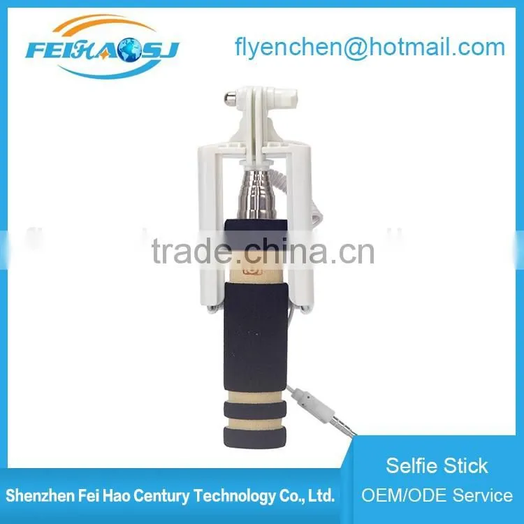 2015 zoom fashion selfie stick wholesale selfie stick mini colorful monopod for smartphone