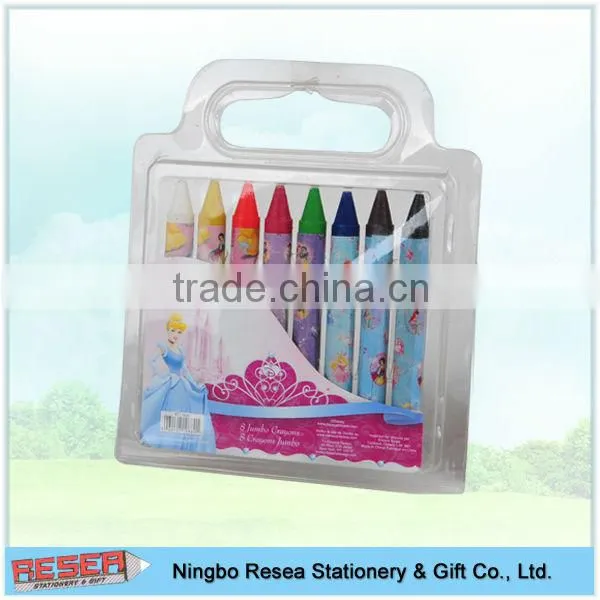8 jumbo wax crayon set