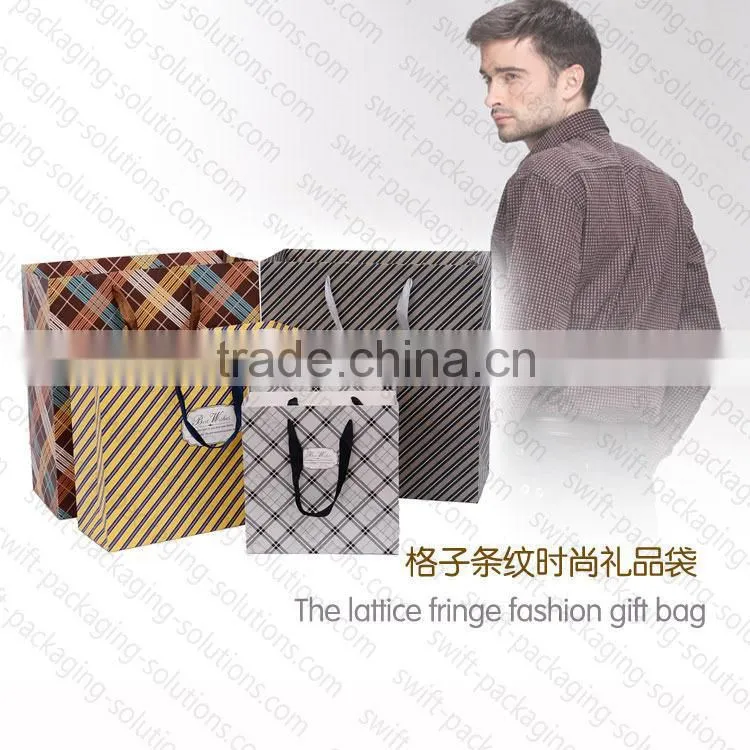 The lattice fringe fashion gift bag