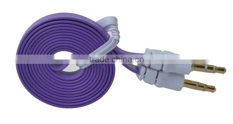 Premium Gold 3.5mm Retractable Aux Jack Audio Cable