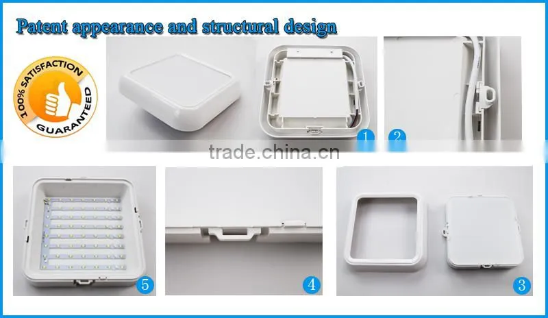 2015 high square flat led drop ceiling light panels
