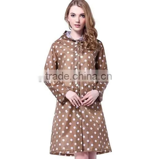waterproof polyester fabric rain wear wholesale