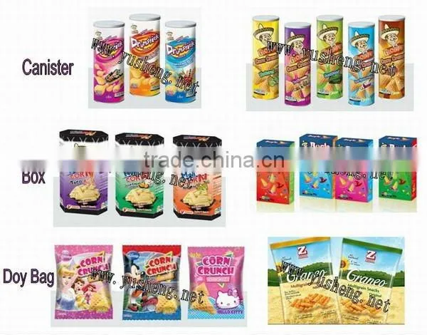 Burger snacks in bag